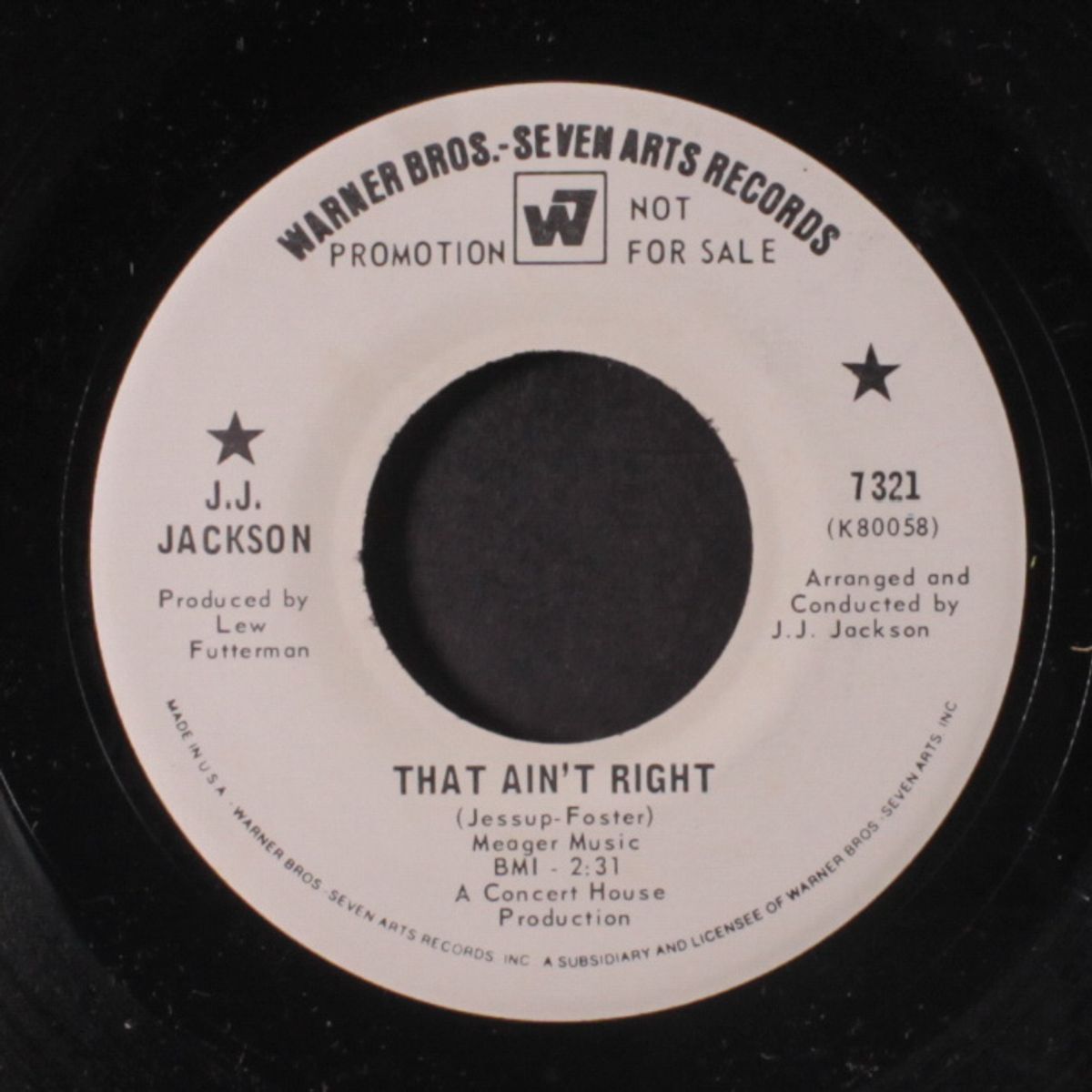 four walls / that ain't right by J.J. JACKSON