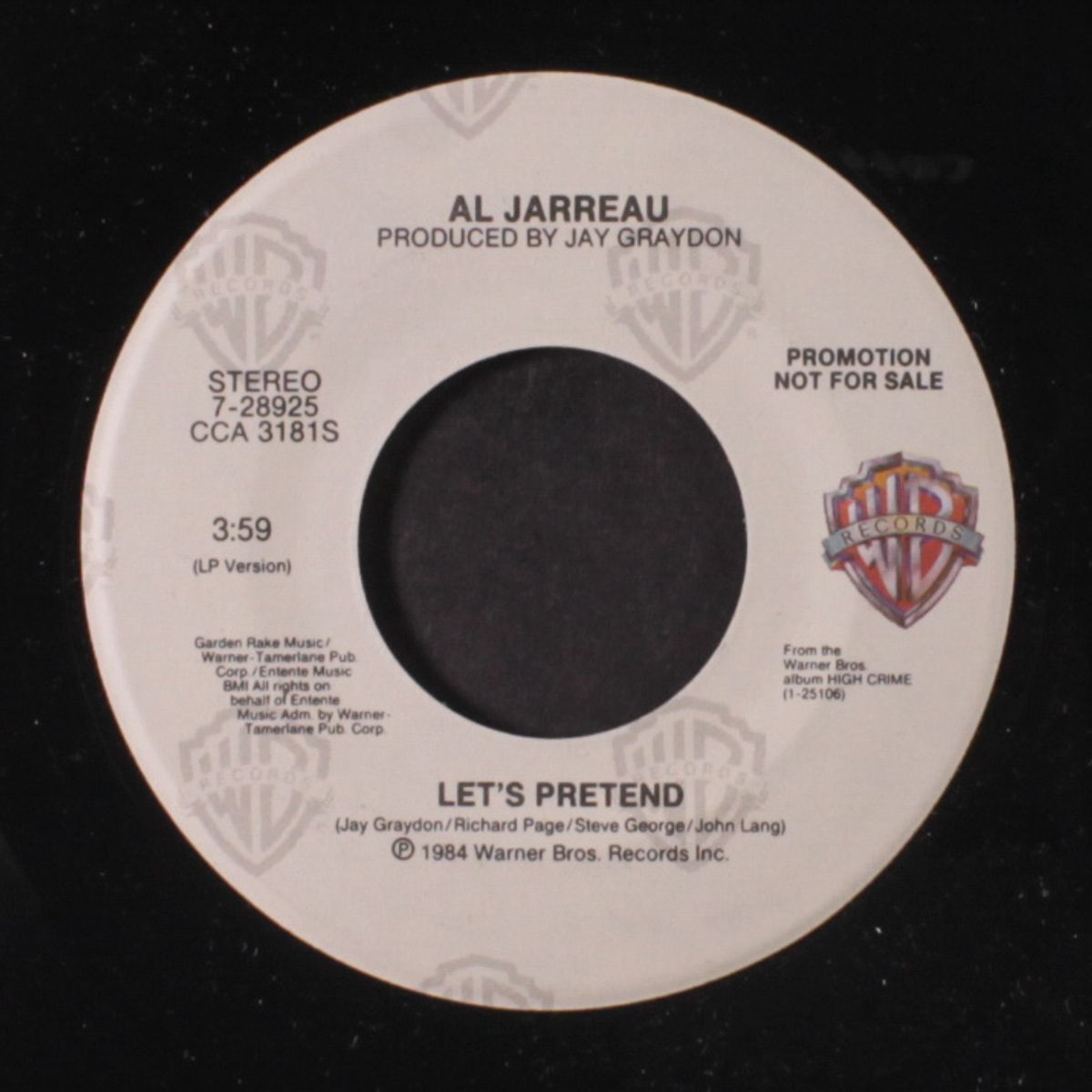 let's pretend / live by AL JARREAU