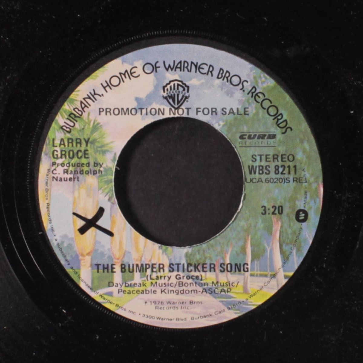 the bumper sticker song / the curse by LARRY GROCE