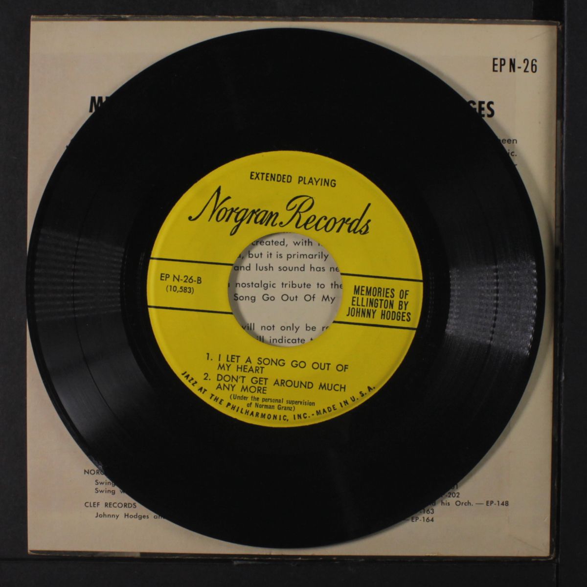 memories of ellington by JOHNNY HODGES