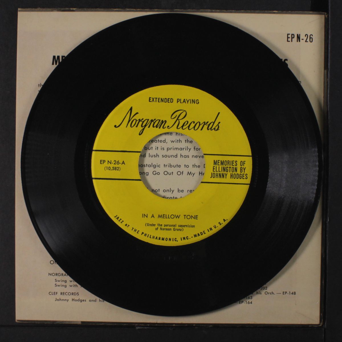 memories of ellington by JOHNNY HODGES