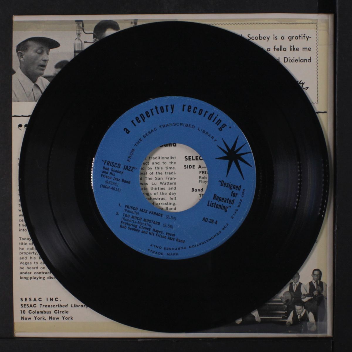 frisco jazz by BOB SCOBEY'S FRISCO BAND