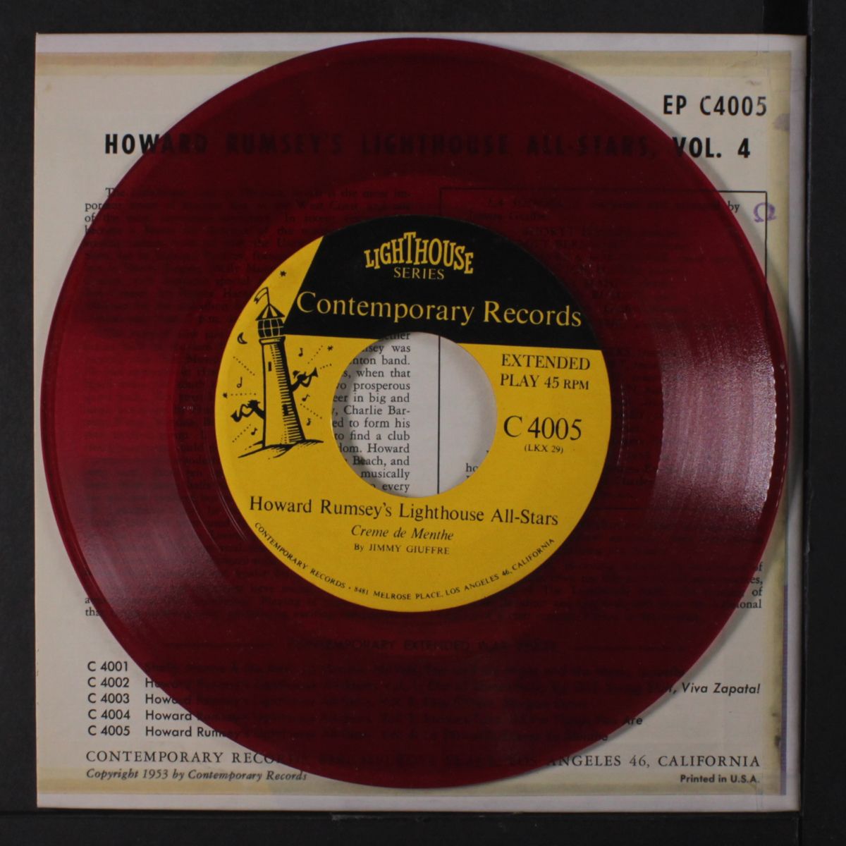 howard rumsey's lighthouse all-stars vol. 4 by HOWARD RUMSEY'S LIGHTHOUSE ALL-STARS