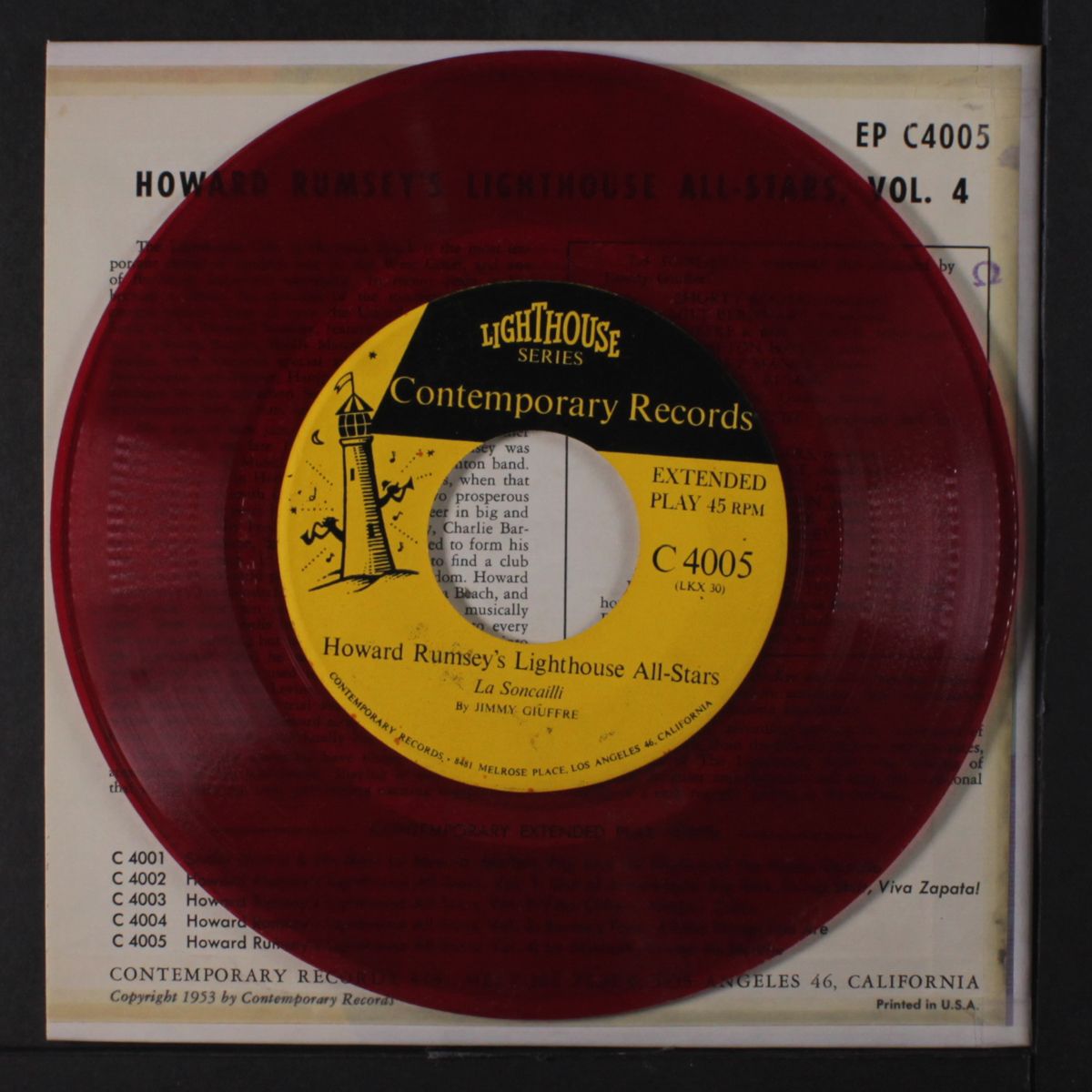 howard rumsey's lighthouse all-stars vol. 4 by HOWARD RUMSEY'S LIGHTHOUSE ALL-STARS