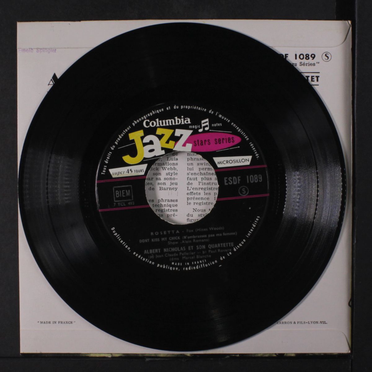 lover come back to me + 3 by ALBERT NICHOLAS