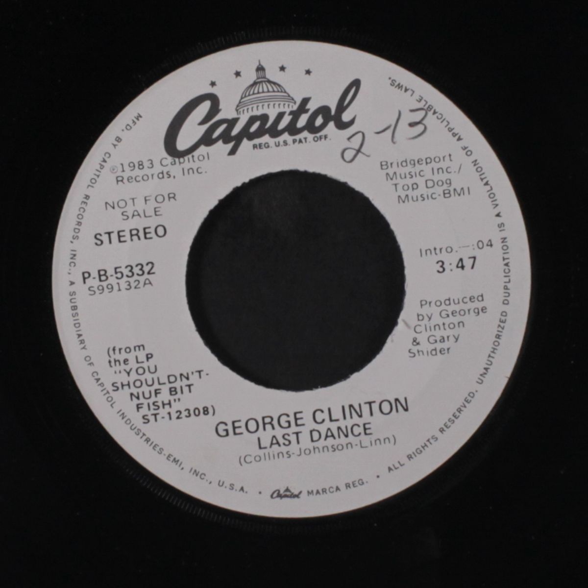last dance / same by GEORGE CLINTON