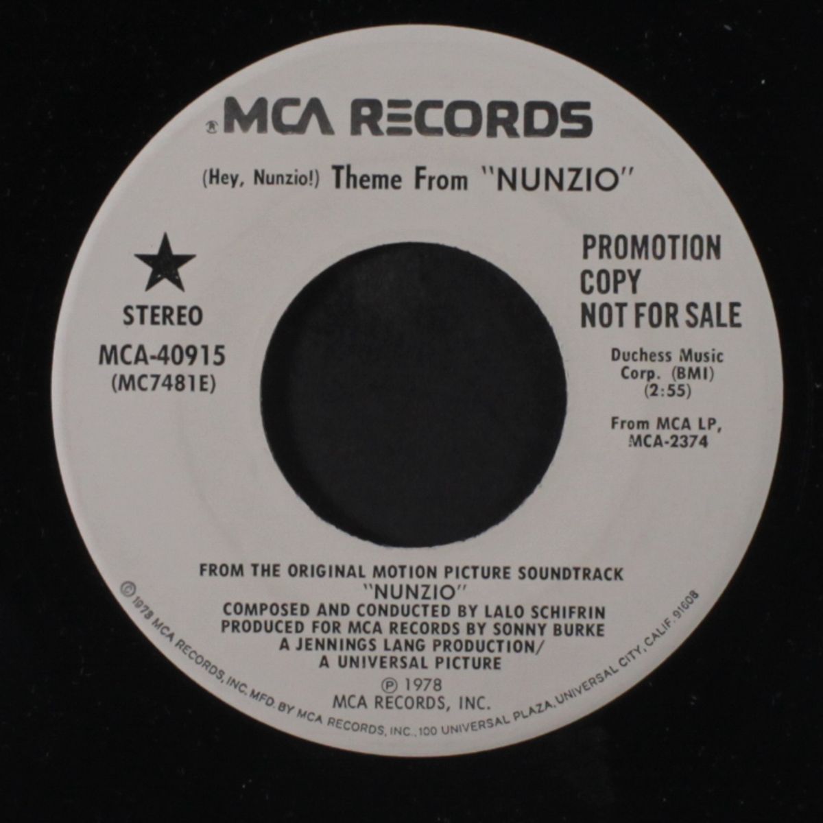 theme from nunzio / candy store frenzy by LALO SCHIFRIN