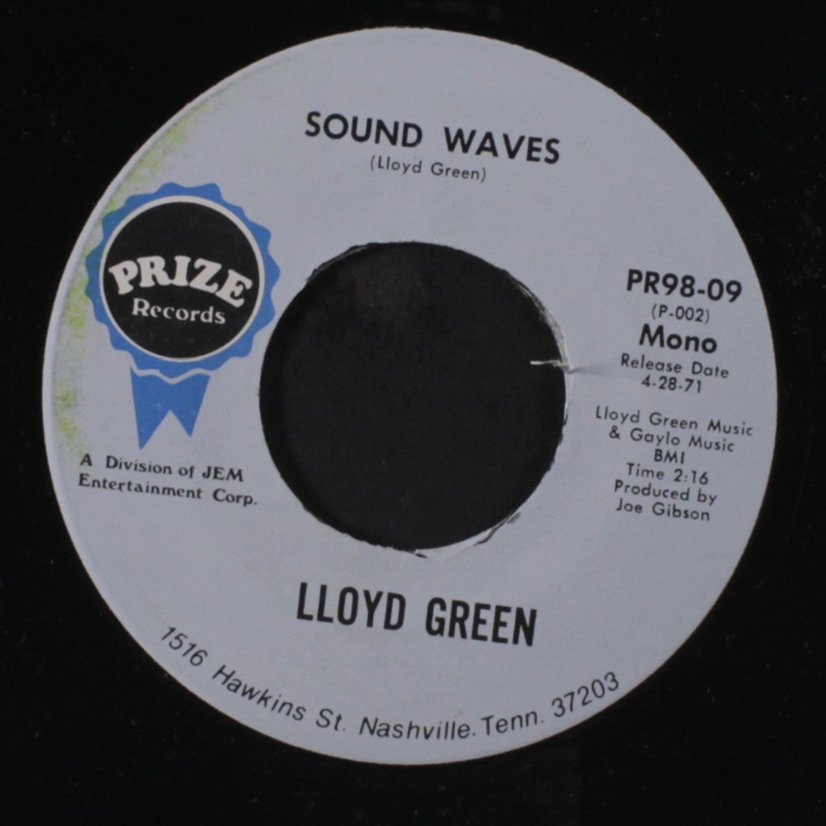 sound waves / tom's tavern blues by LLOYD GREEN