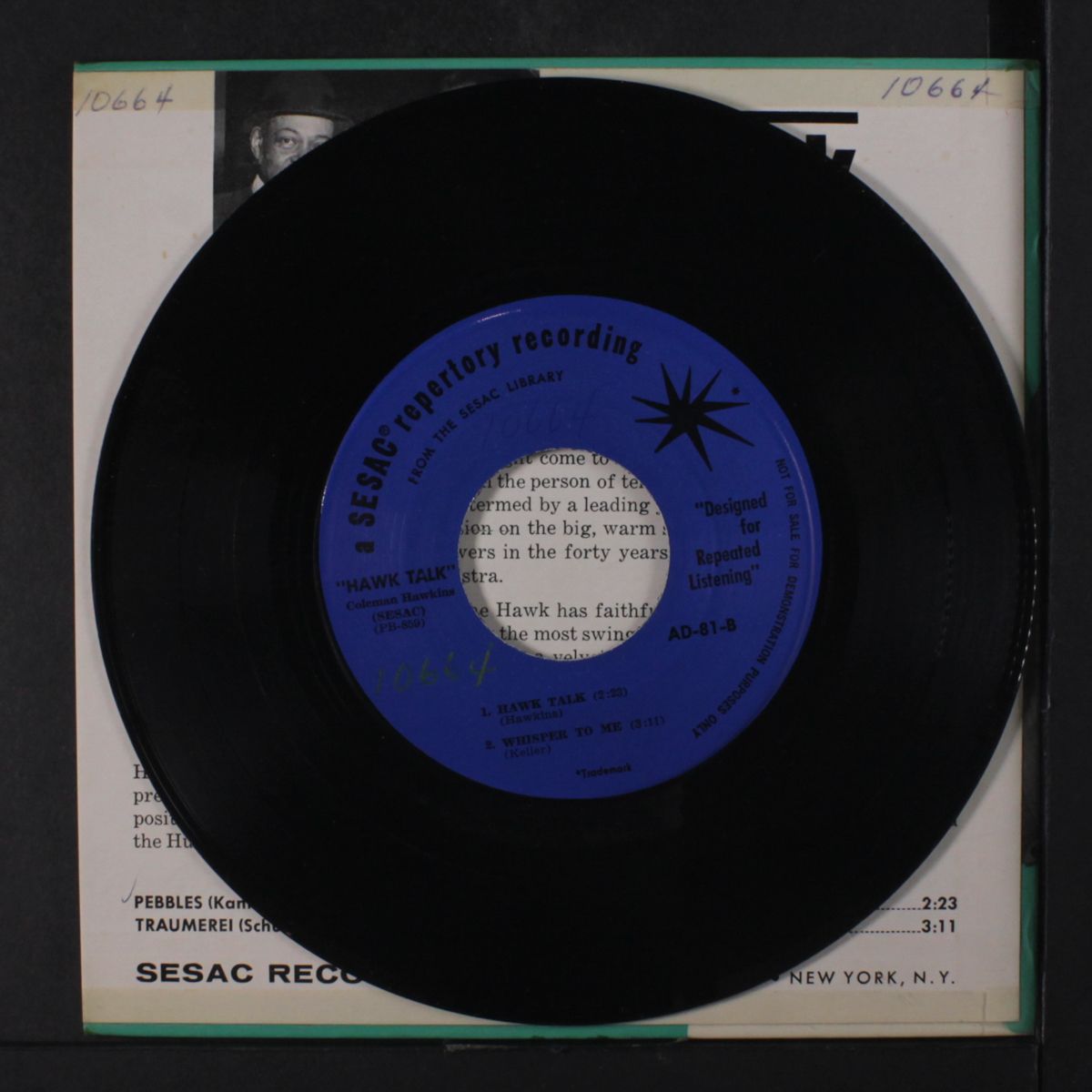 hawk talk by COLEMAN HAWKINS