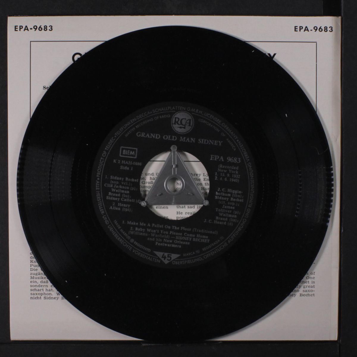 grand old man sidney by SIDNEY BECHET