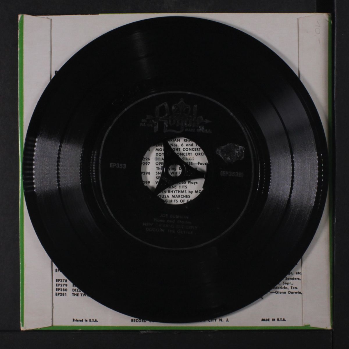 piano & rhythm by JOE BUSHKIN