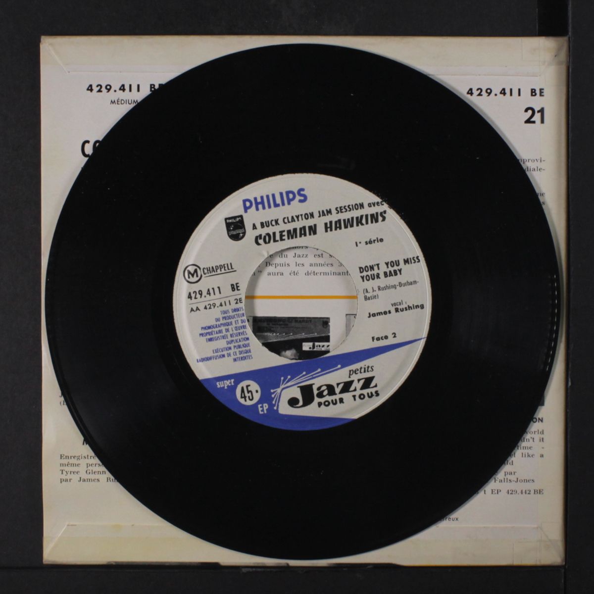 a buck clayton jam session by COLEMAN HAWKINS