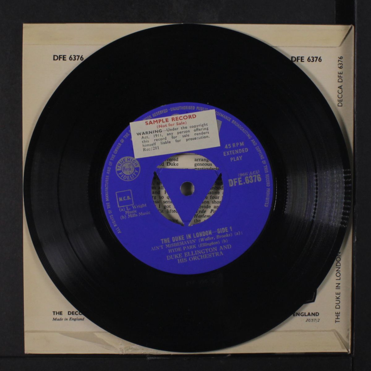 the duke in london by DUKE ELLINGTON