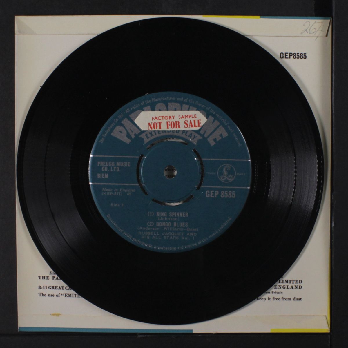 russell jacquet & his all stars, vol. 1 by RUSSELL JACQUET