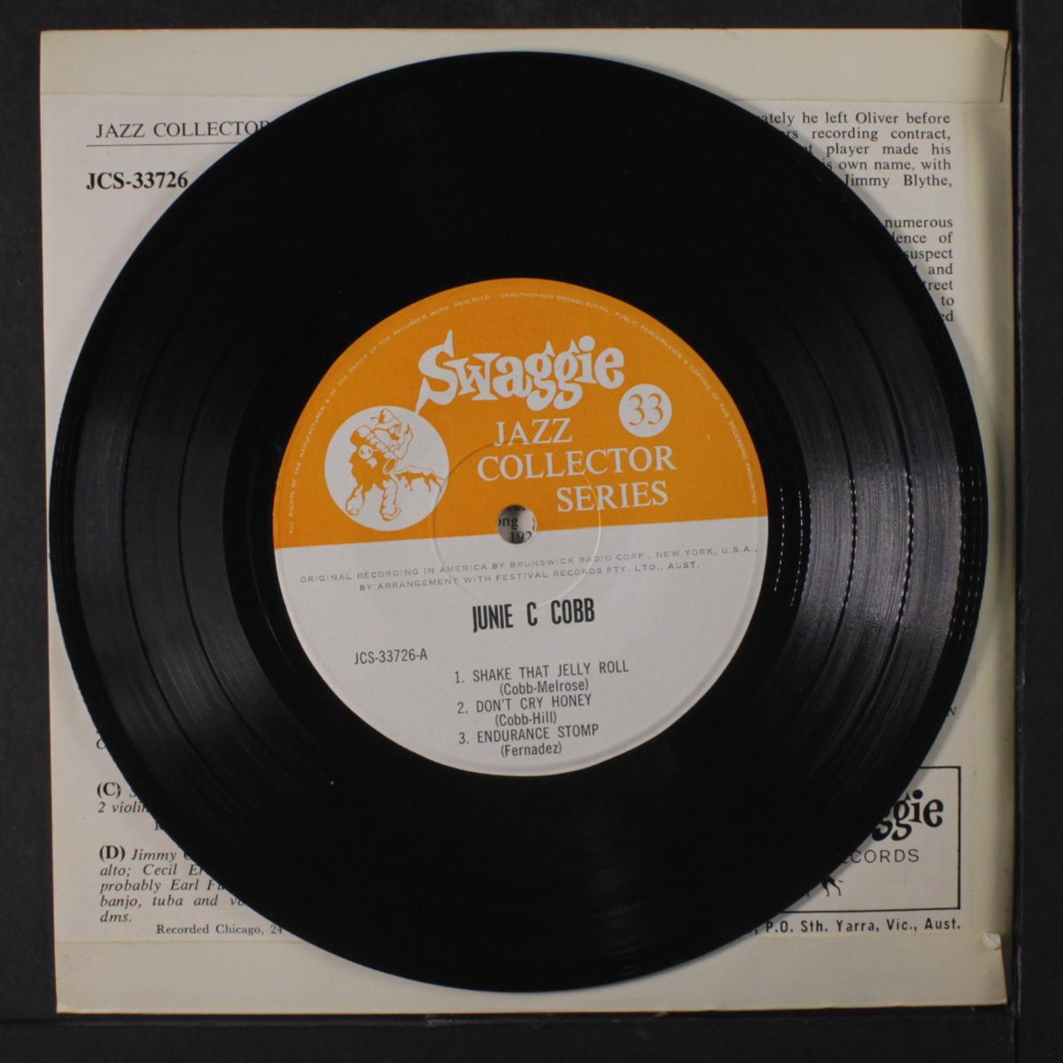 junie c. cobb and his grains of corn by JUNIE C. COBB