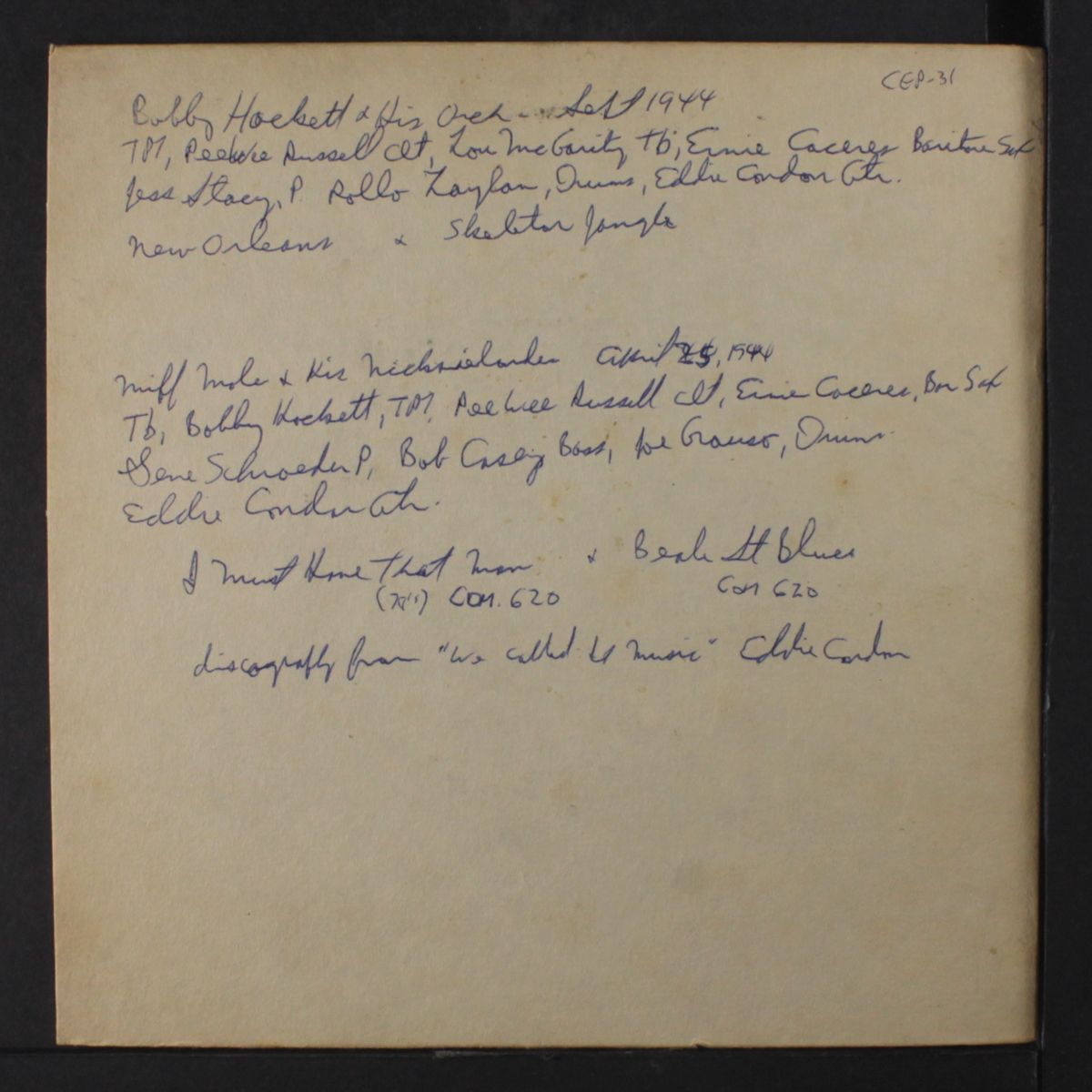 bobby hackett and his orchestra by BOBBY HACKETT