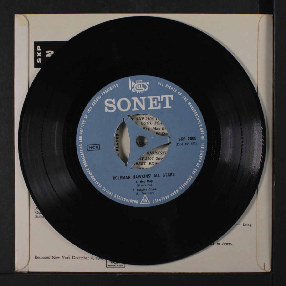 52 street jazz by COLEMAN HAWKINS