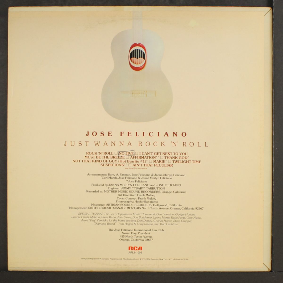 just wanna rock 'n' roll by JOSE FELICIANO