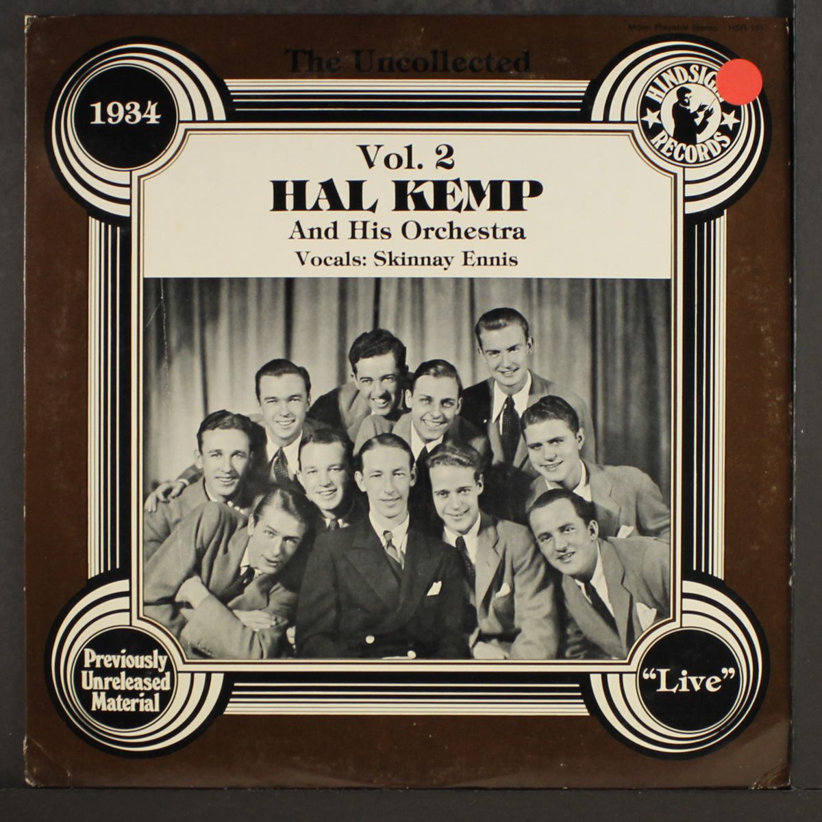 the uncollected - vol. 2, 1934 by HAL KEMP