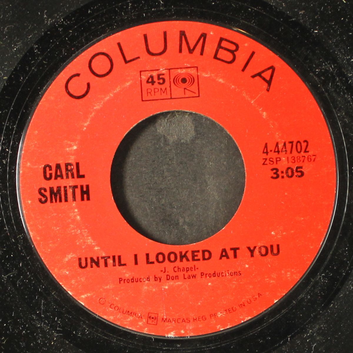 faded love and winter roses / until i looked at you by CARL SMITH