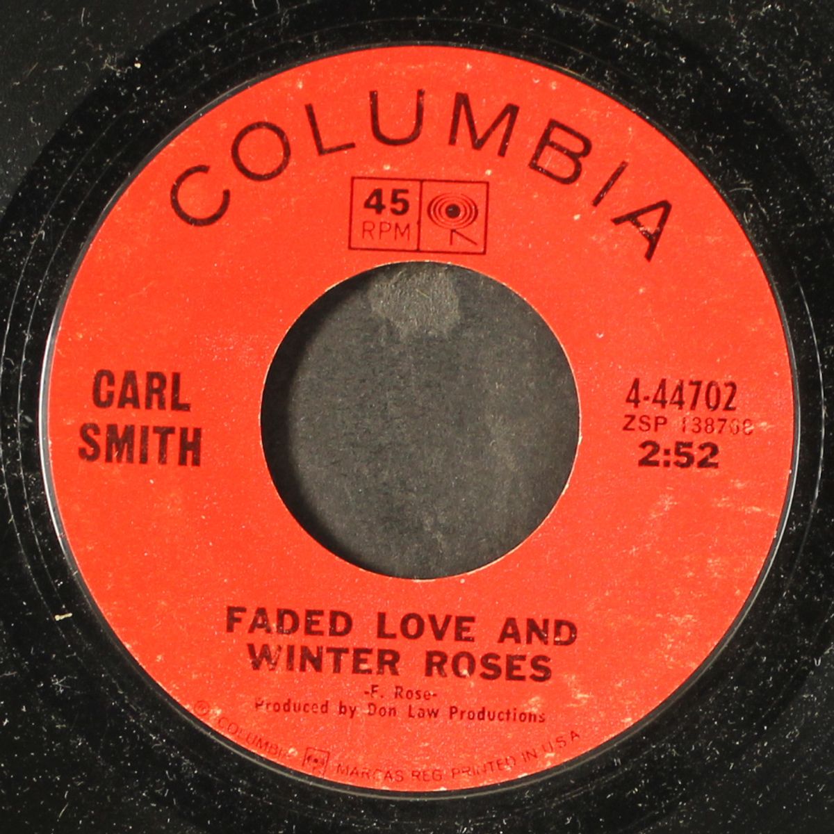 faded love and winter roses / until i looked at you by CARL SMITH