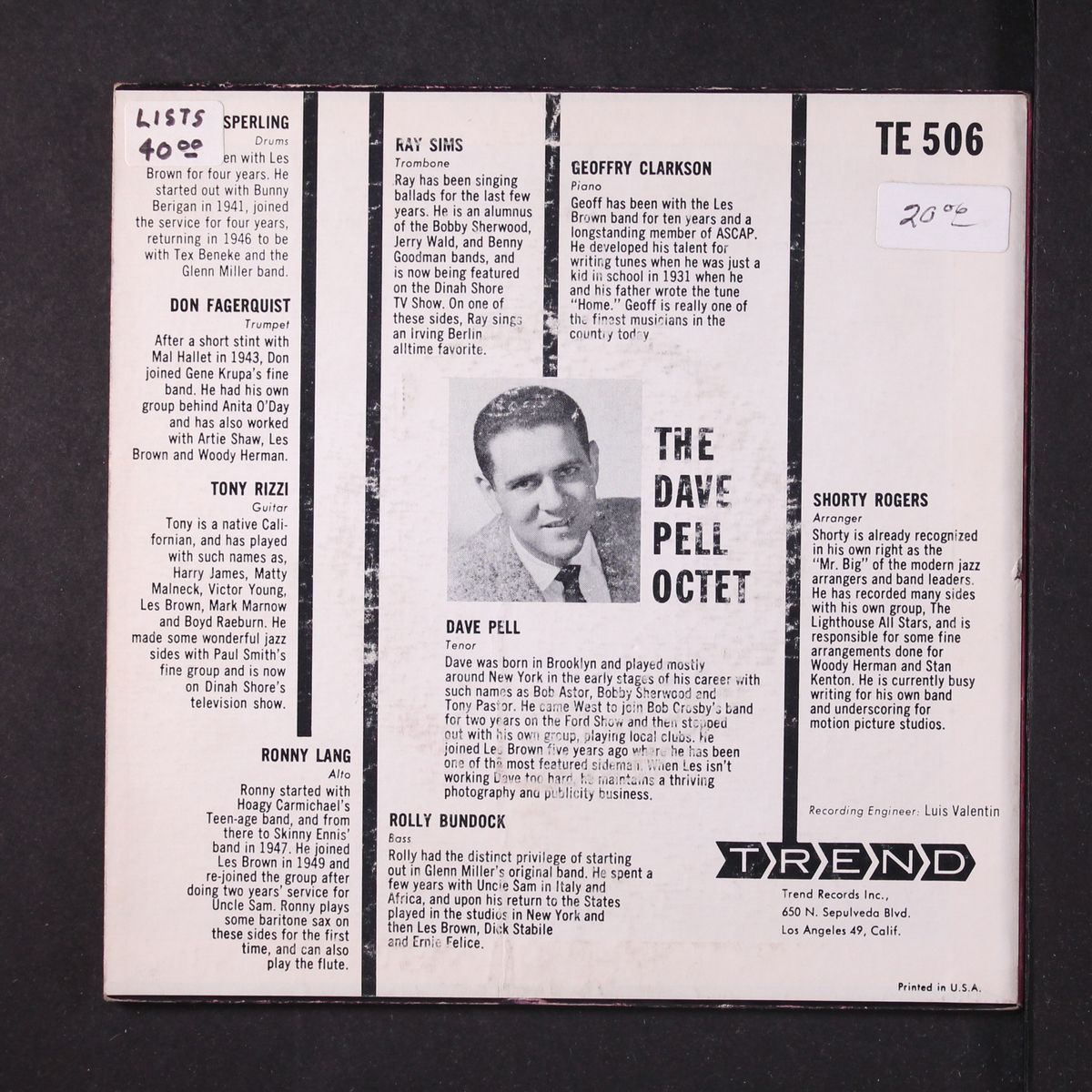 rare irving berlin by DAVE PELL