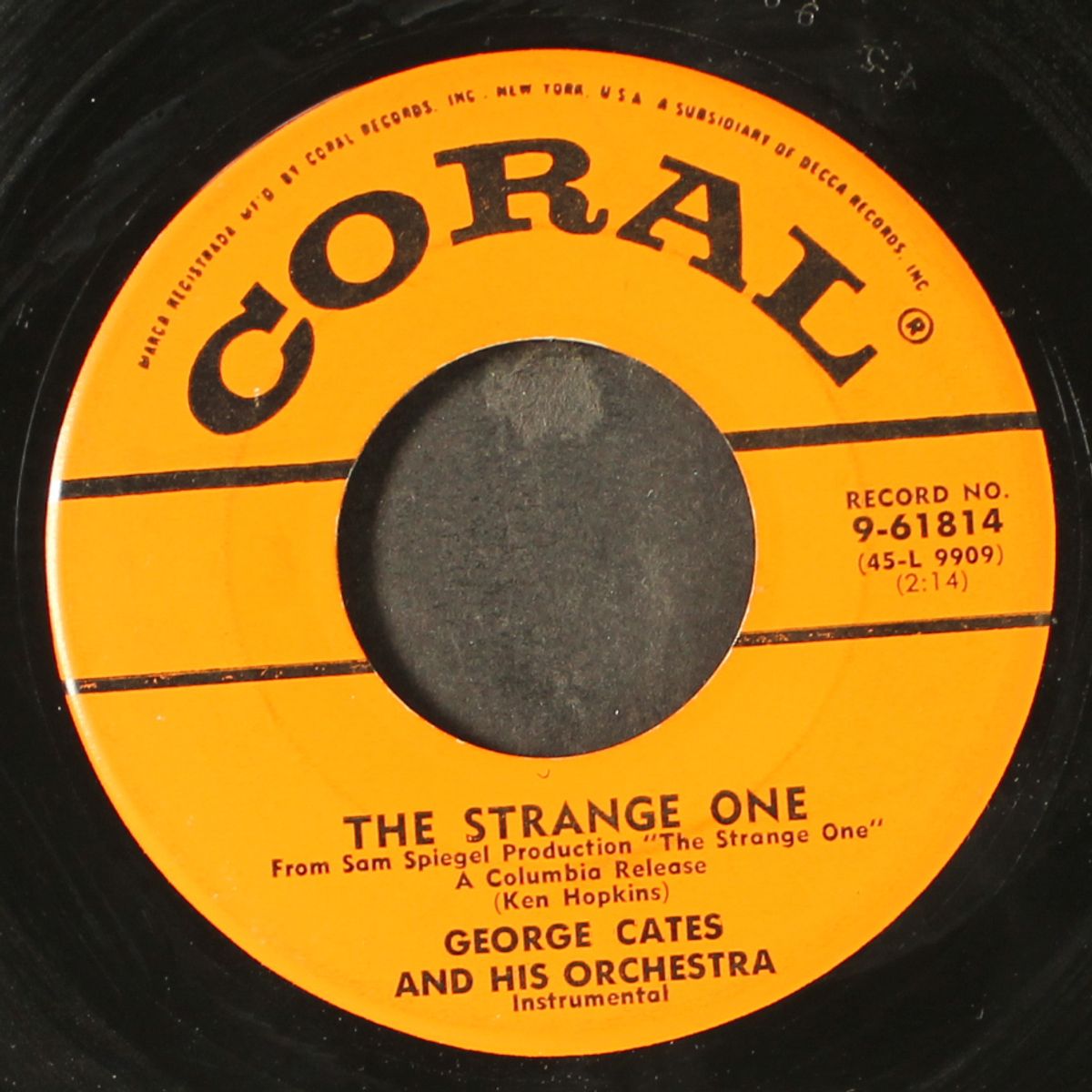 jocko's theme / the strange one by GEORGE CATES