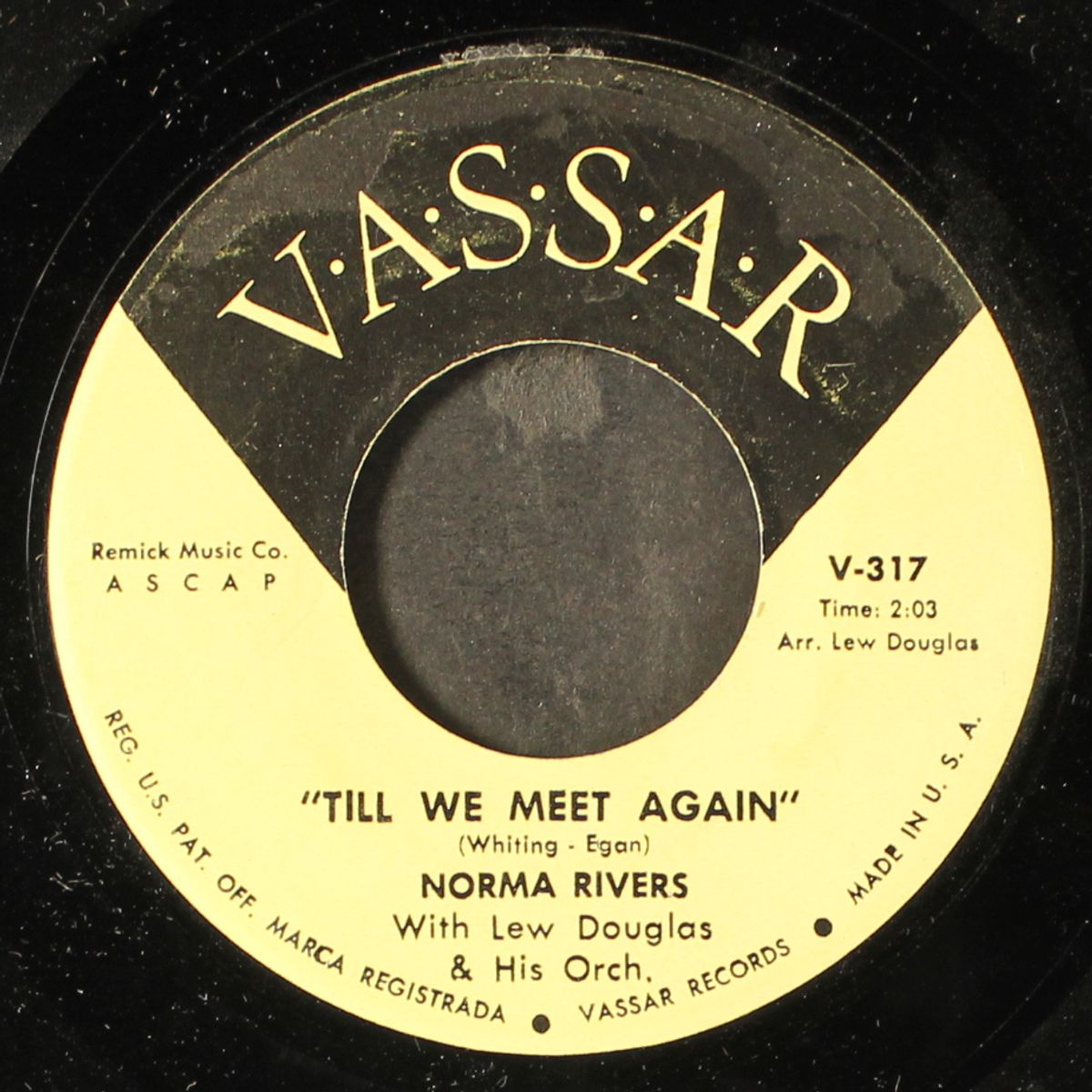 till we meet again by NORMA RIVERS