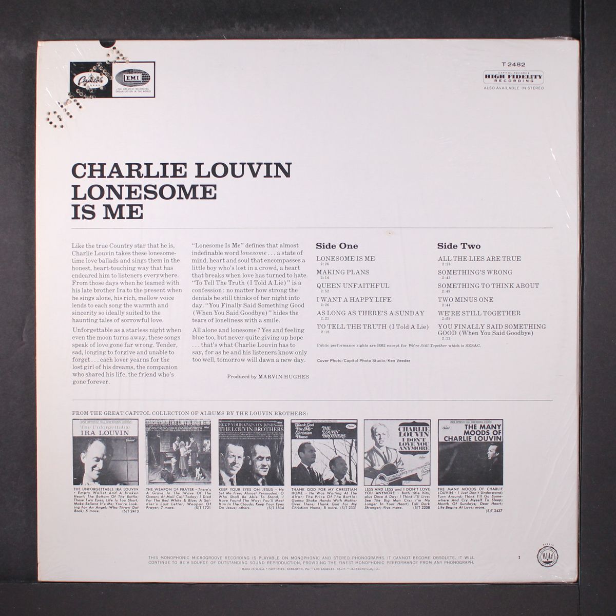 lonesome is me by CHARLIE LOUVIN