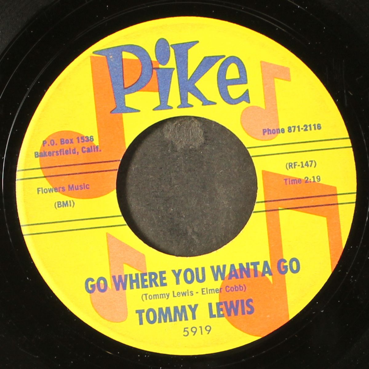 go where you wanta go / dissatisfied by TOMMY LEWIS