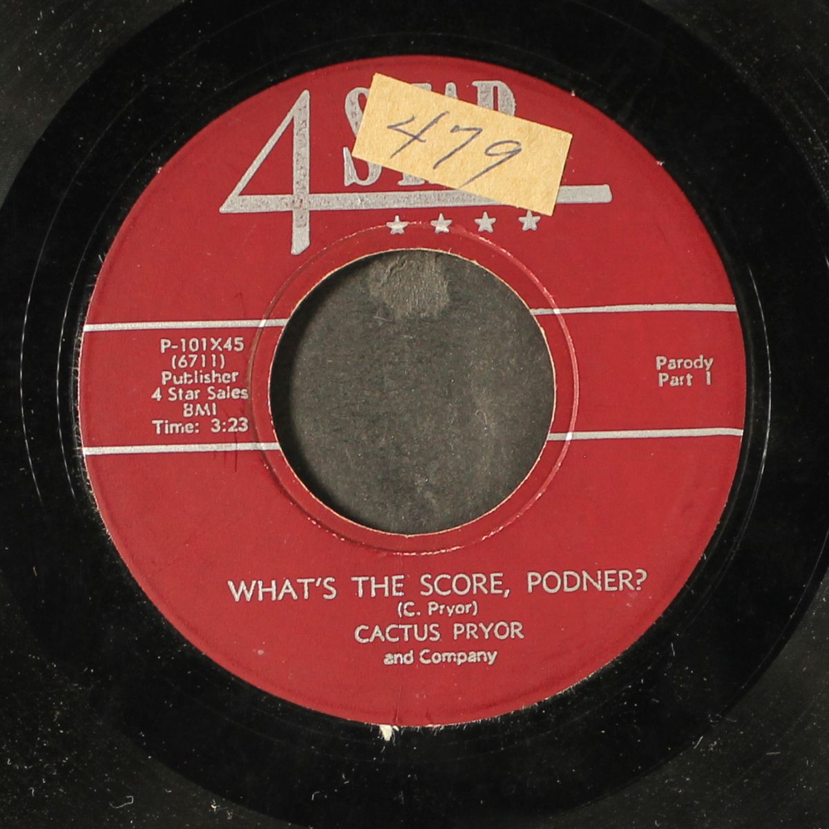 what's the score, podner / part 2 by CACTUS PRYOR