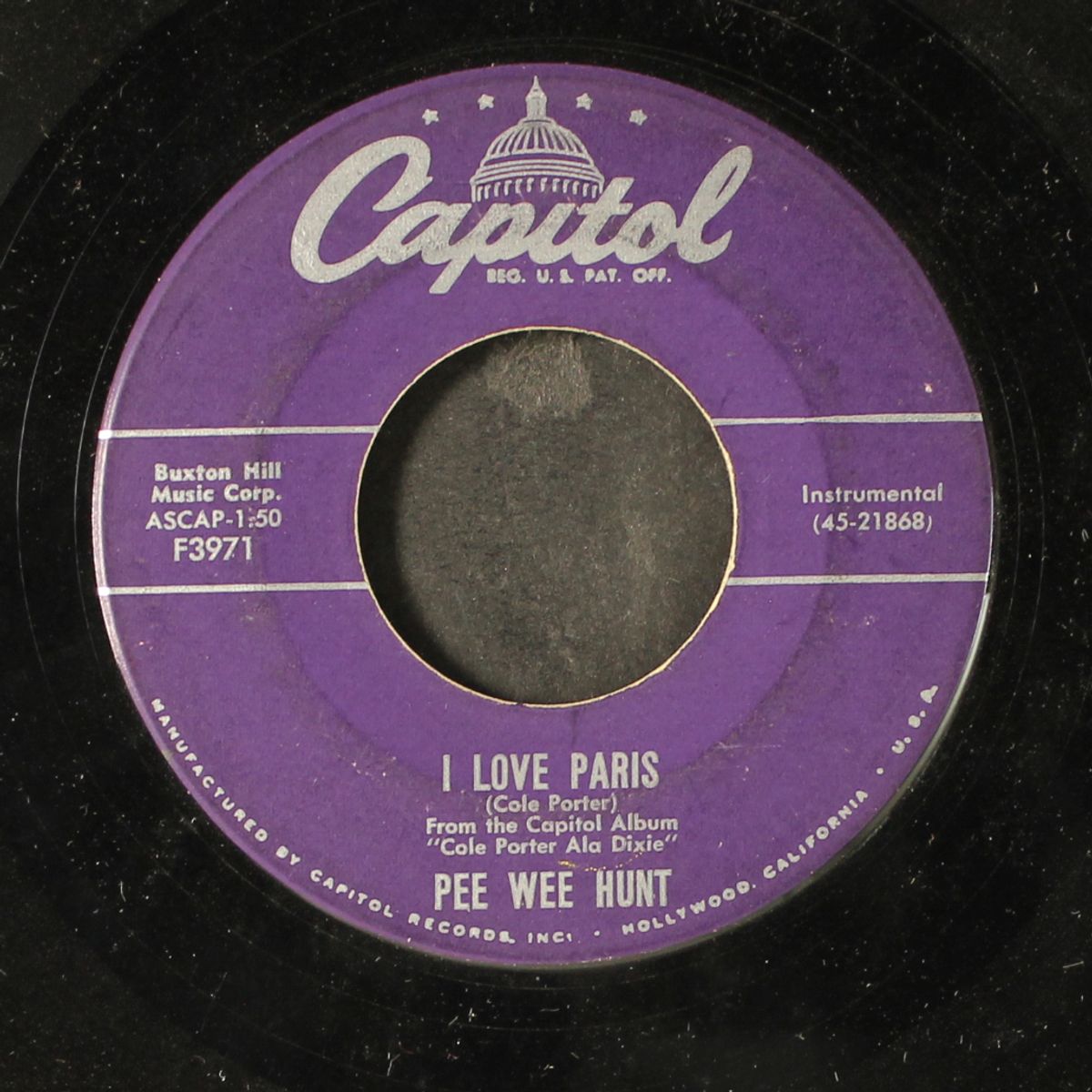 miss otis regrets / i love paris by PEE WEE HUNT