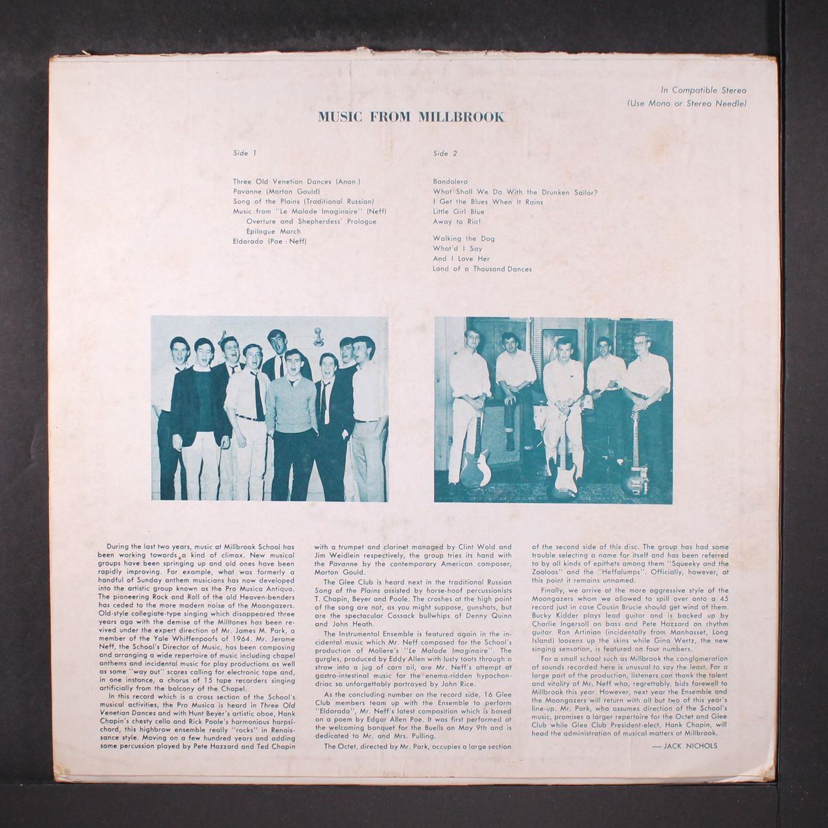 music from millbrook by VARIOUS
