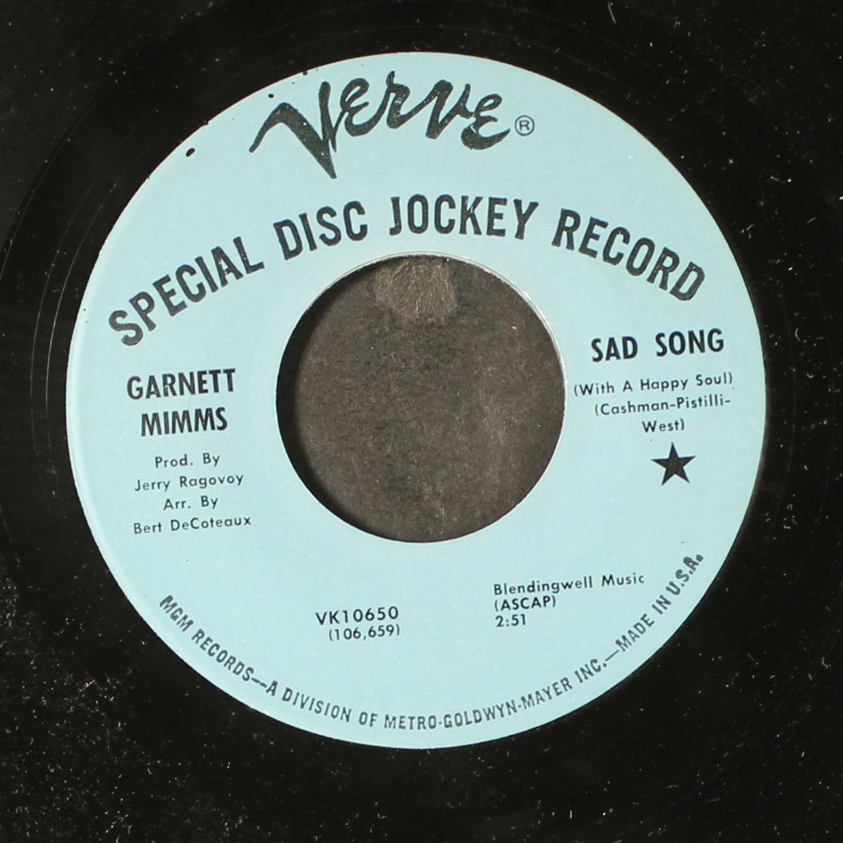 get it while you can / sad song by GARNETT MIMMS