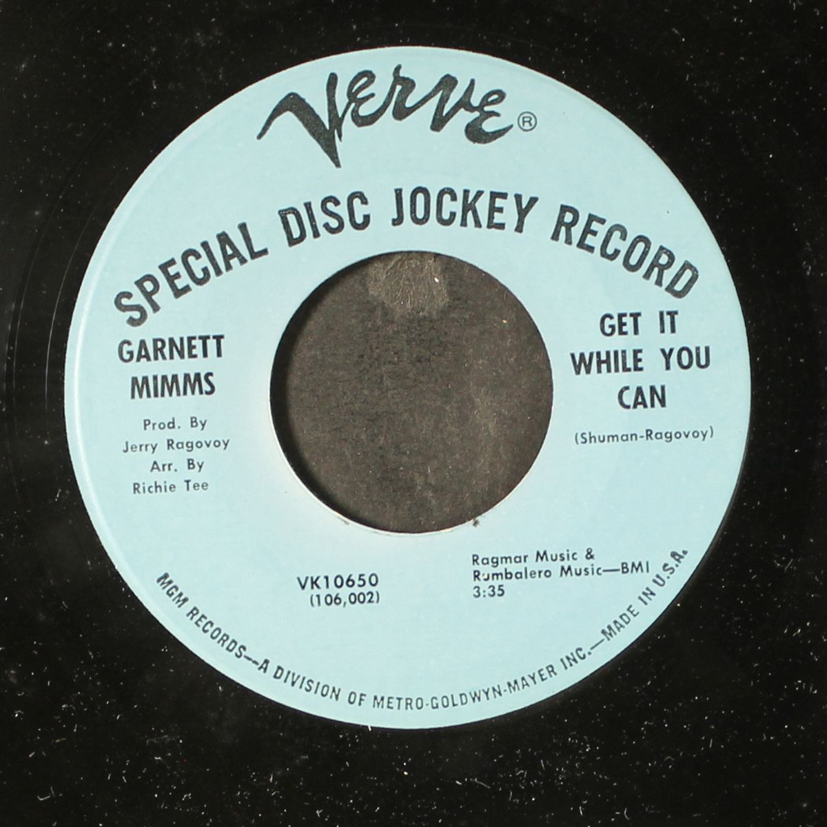 get it while you can / sad song by GARNETT MIMMS