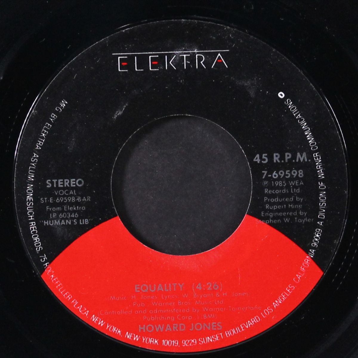like to get to know you well / equality by HOWARD JONES