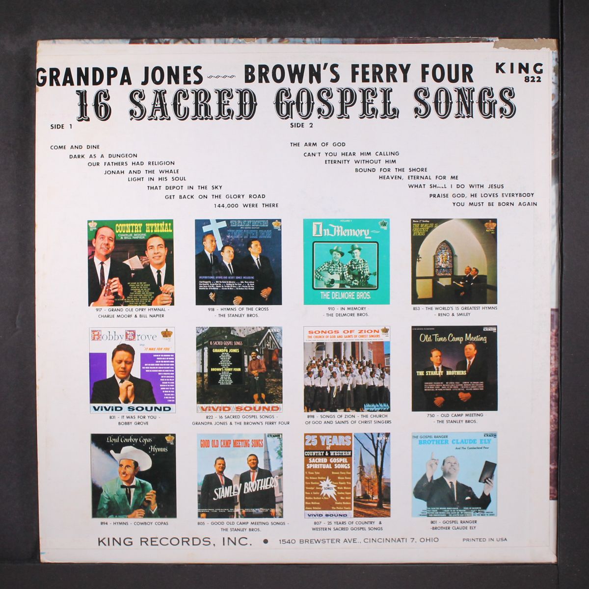 16 sacred gospel songs by GRANDPA JONES