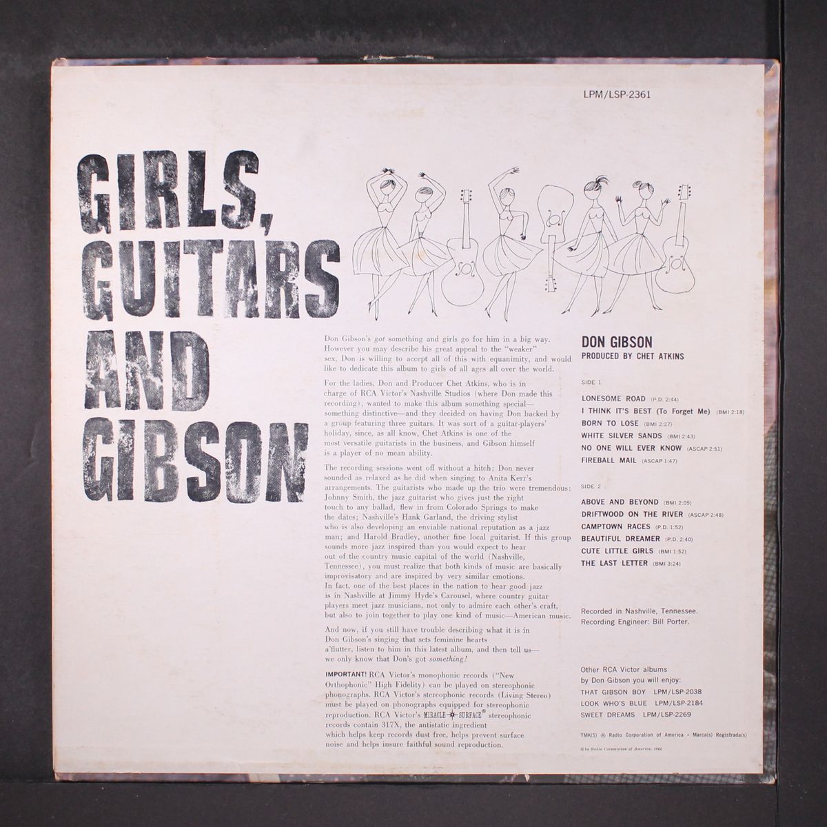 girls guitars and gibson by DON GIBSON