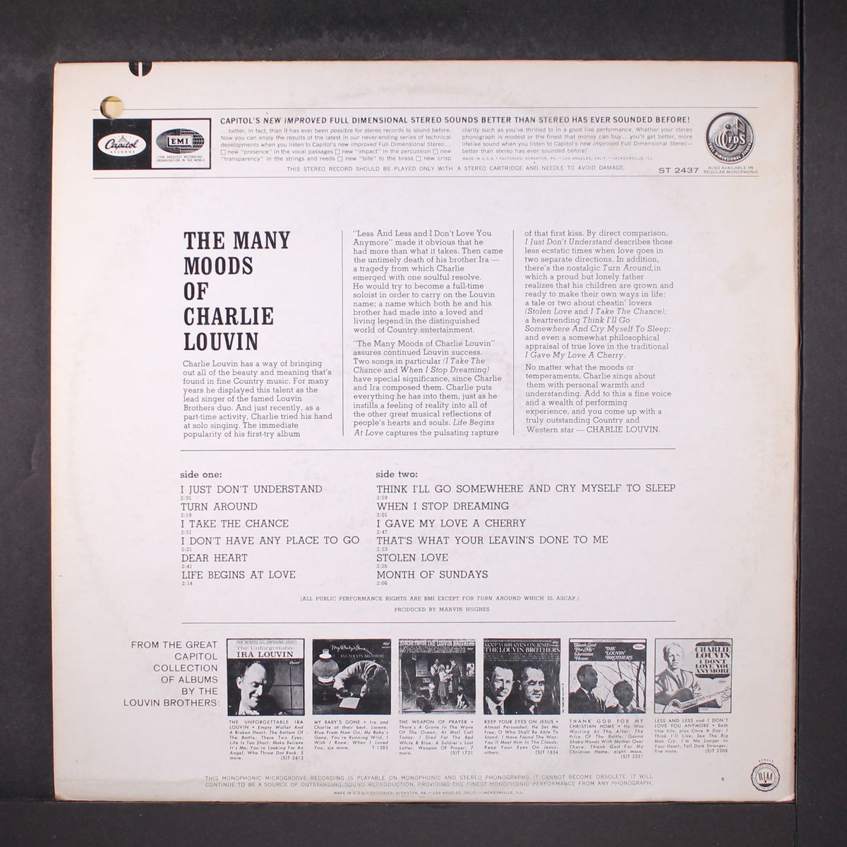 the many moods of by CHARLIE LOUVIN
