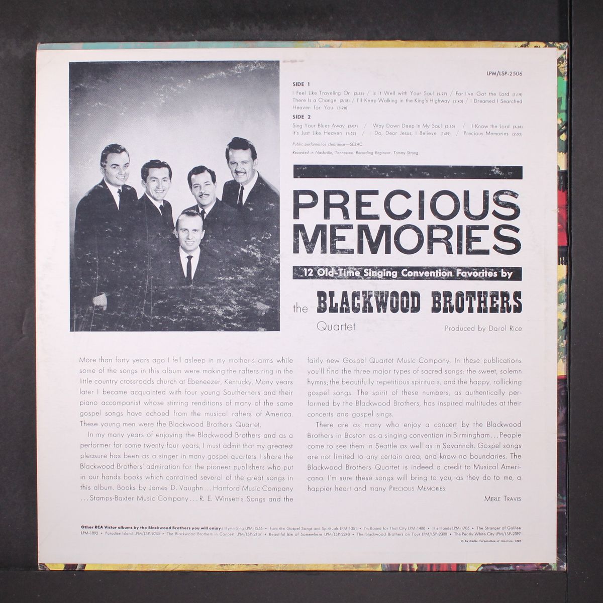 precious memories by BLACKWOOD BROTHERS QUARTET