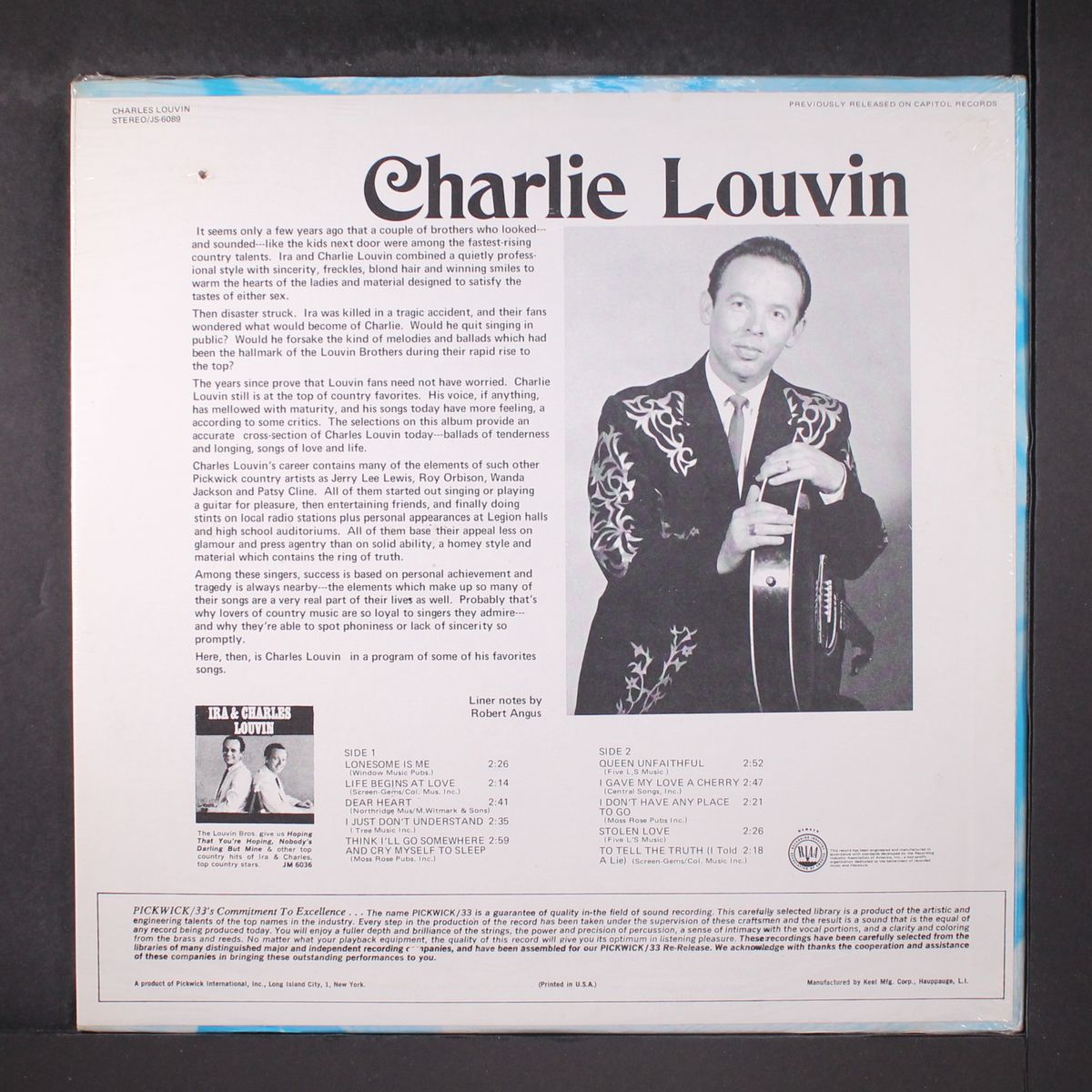 lonesome is me by CHARLIE LOUVIN