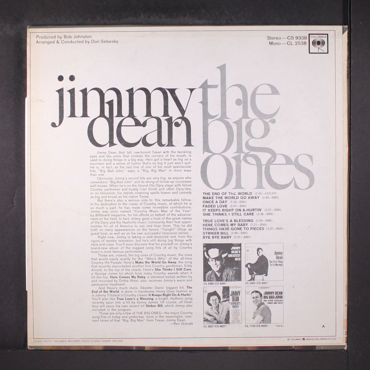 the big ones by JIMMY DEAN