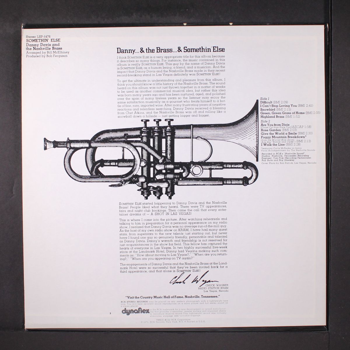somethin' else by DANNY DAVIS & NASHVILLE BRASS