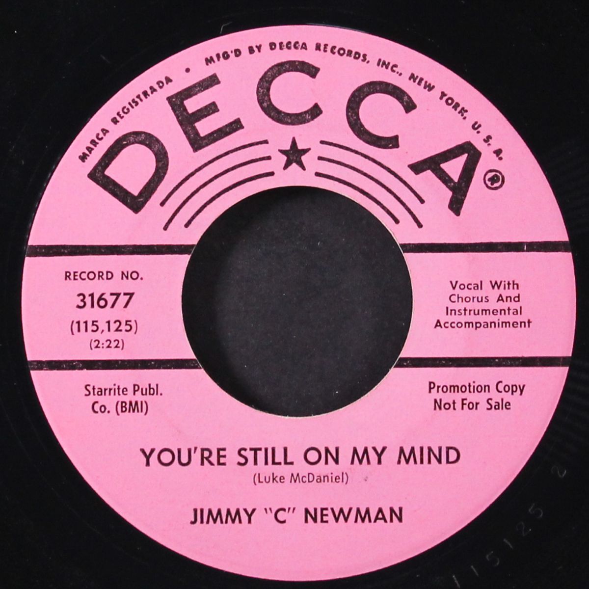 you're still on my mind by JIMMY NEWMAN