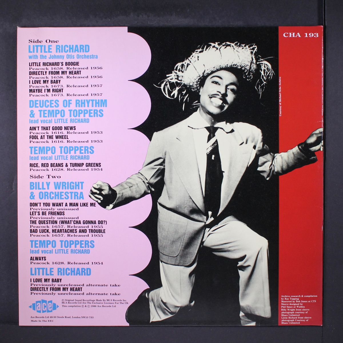 hey baby, don't you want a man like me? by LITTLE RICHARD / BILLY WRIGHT
