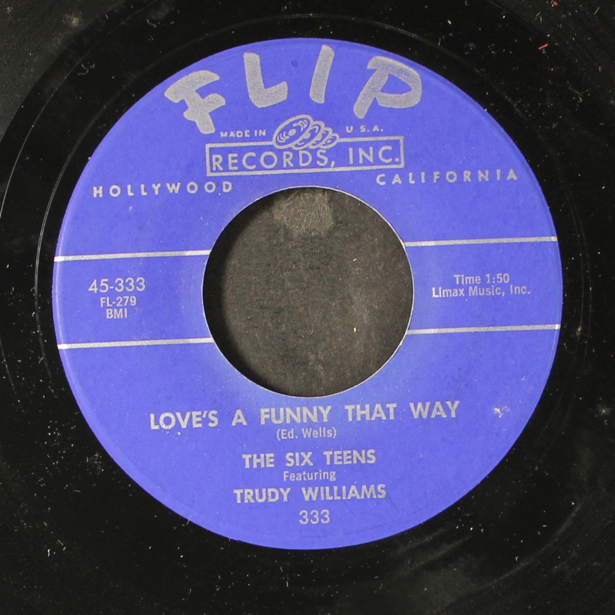 love's a funny that way / danny (this is the last dance) by SIX TEENS & TRUDY WILLIAMS