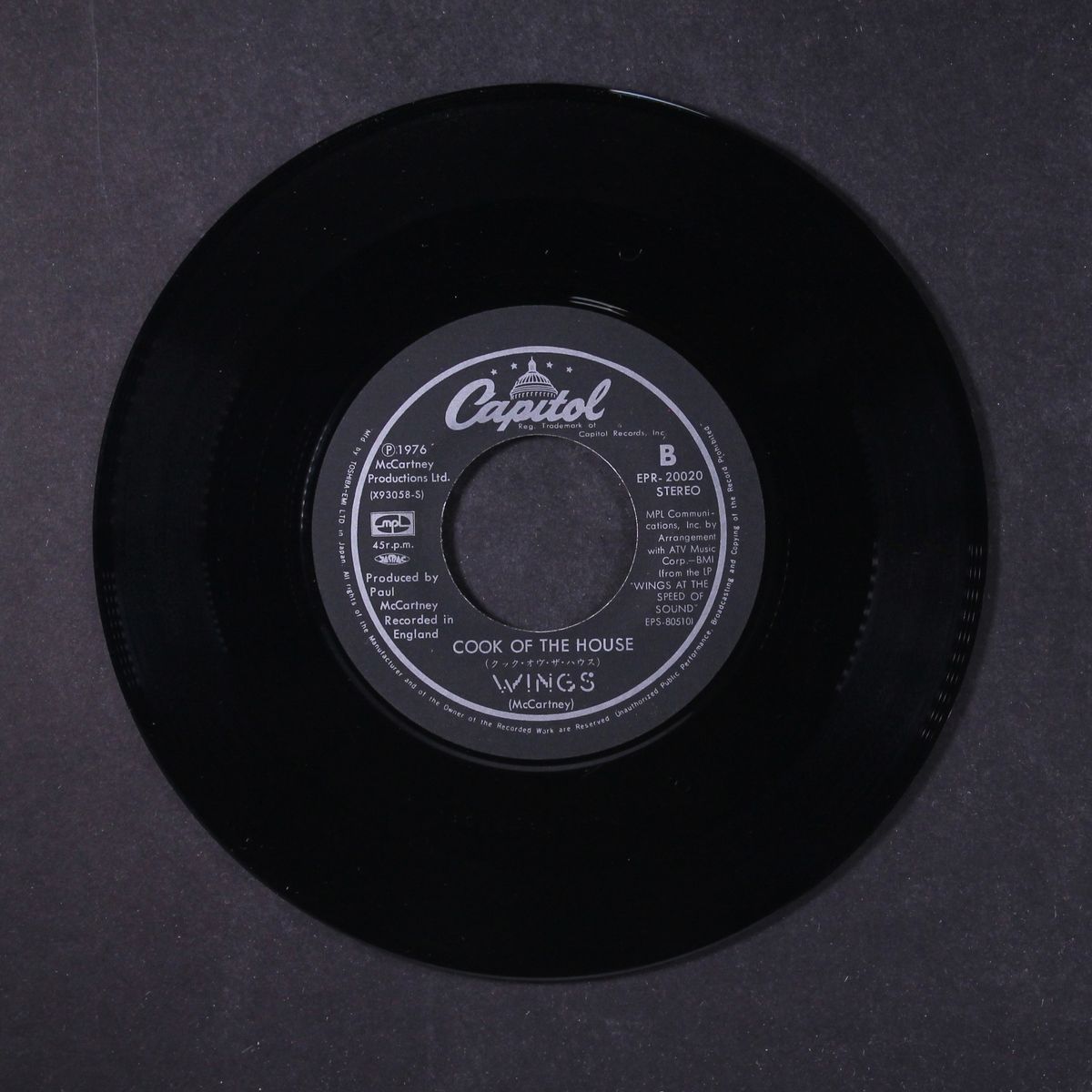 silly love songs / cook of the house by PAUL MCCARTNEY & WINGS