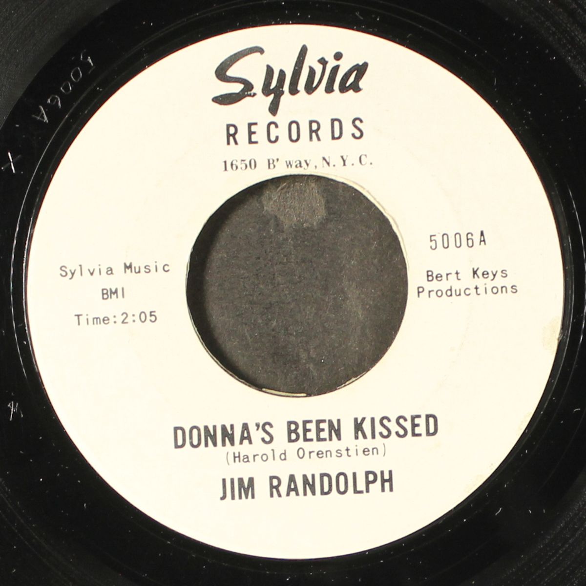 donna's been kissed / the act by JIM RANDOLPH