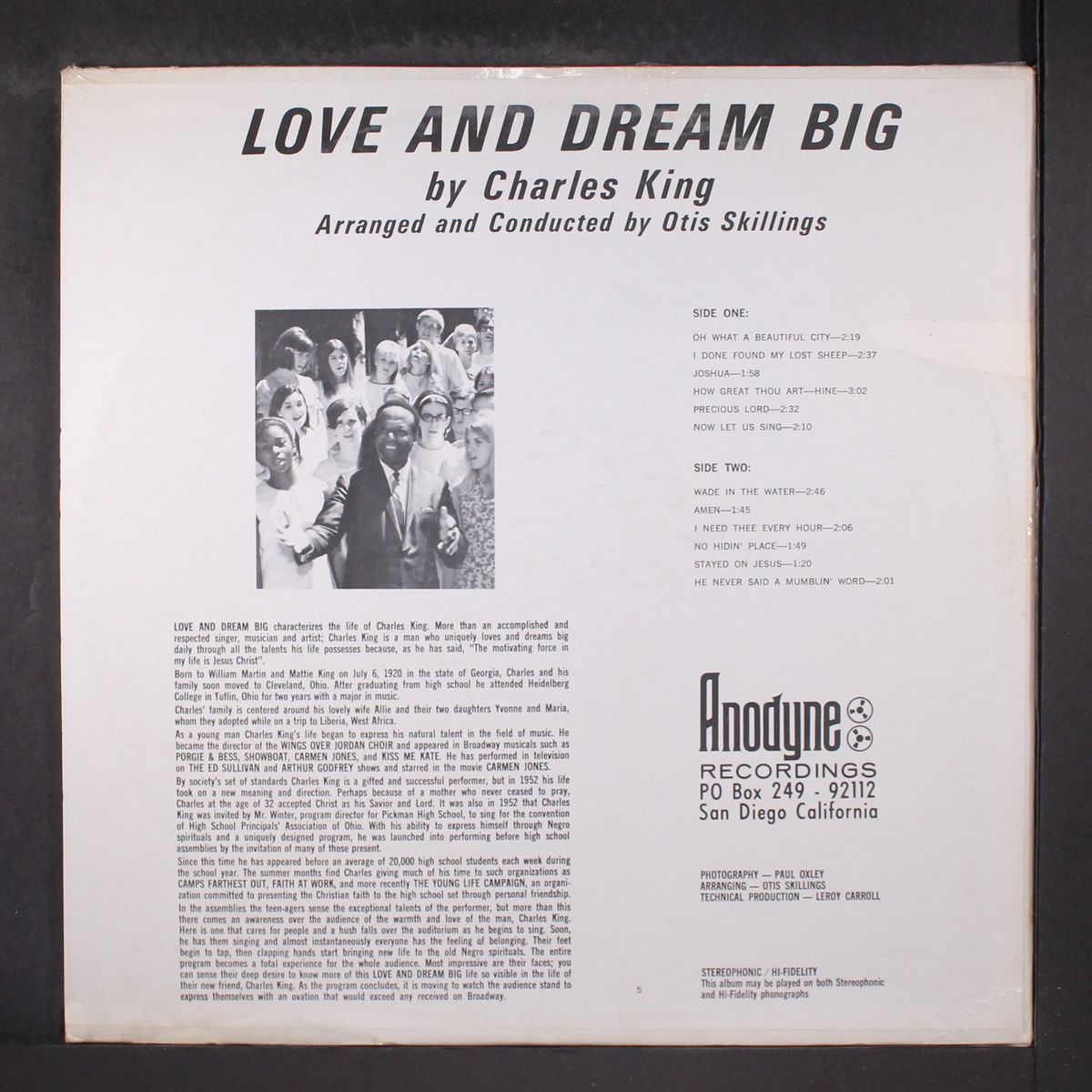 love and dream big by CHARLES KING