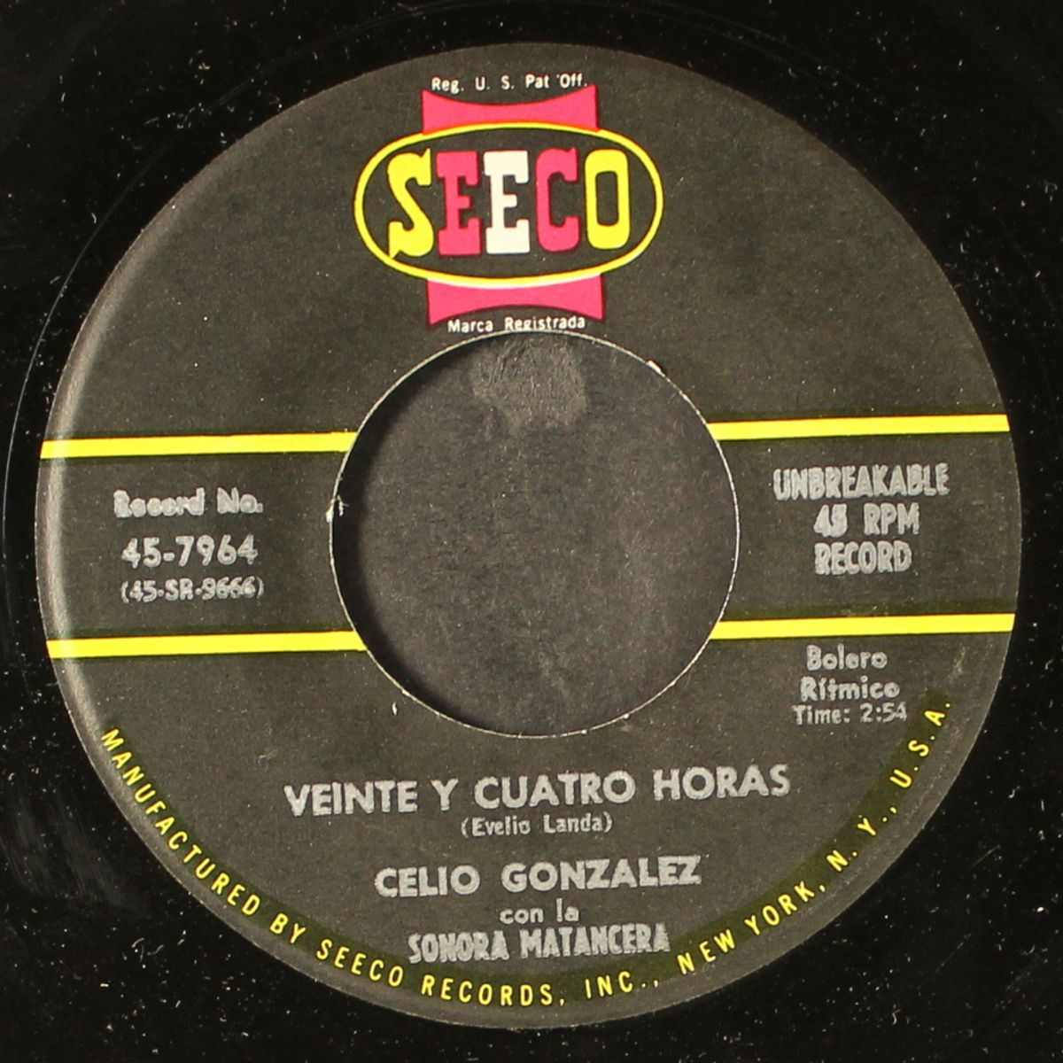 veinte y cuatro horas / no estoy celoso by CELIO GONZALEZ